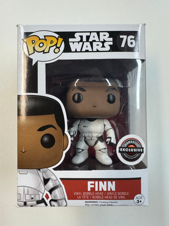 Funko Pop! Star Wars Finn Bobble Head #76 Gamestop Exclusive