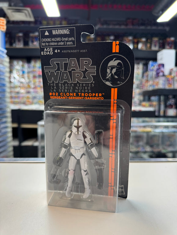 Star Wars Black Series Orange Line Clone Trooper Sergeant #02 SEALED NIP