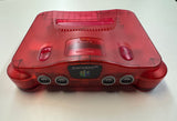 Nintendo 64 N64 Funtastic Watermelon Red Console w/ Controller & Jumper Pack