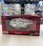 Disney Store Star Wars Deluxe Die Cast Vehicle Millennium Falcon New In Box