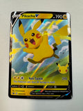 Pokemon TCG 2021 Pikachu V Full Art Holo Black Star Promo SWSH143