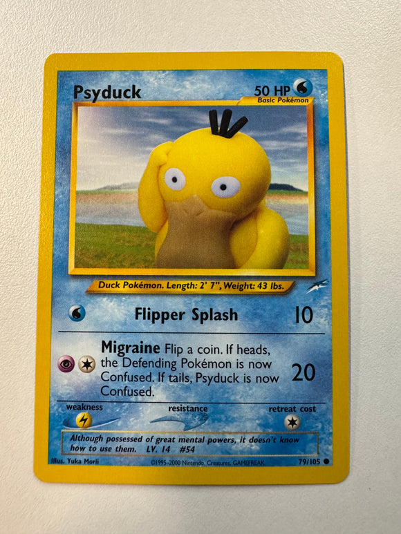 Pokémon TCG Psyduck Neo Destiny 2000 Non-Holo 79/105 MINT