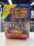 Kenner 1995 Massacre & Full Assault Superman Figure Set SEALED NIB