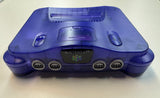 Nintendo 64 N64 Funtastic Purple Grape Console w/ Controller & Jumper Pack