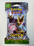 Pokemon TCG XY Fates Collide SEALED Sleeved Booster Pack