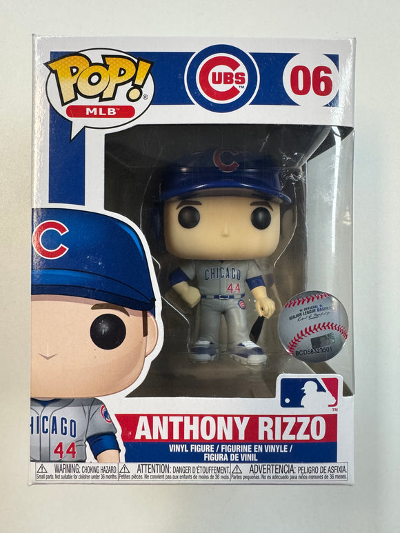 Funko Pop! MLB Cubs Anthony Rizzo Vinyl Figure #06 Official MLB