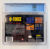 D-Force Nintendo SNES 1991 CGC 9.4 SEALED V-Seam A+