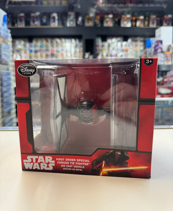 Disney Store Star Wars Die Cast First Order Special Forces Tie Fighter NIB