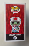 Funko POP! AMAZING CARLOS #01 (Black Suit) 2016 SDCC LTD. 480 Pcs