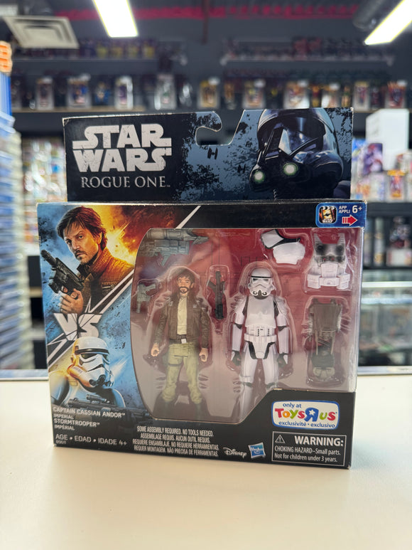 Star Wars Rogue One Captain Cassian Andor Toys R' Us Exclusive SEALED NIB
