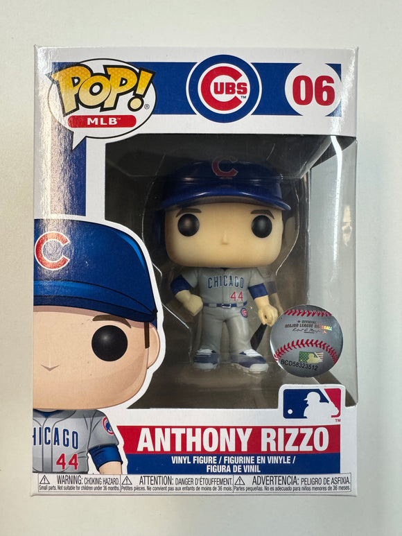 Funko Pop! MLB Cubs Anthony Rizzo Vinyl Figure #06 Official MLB