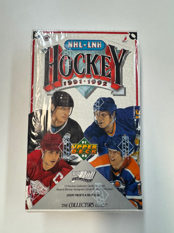 1991-1992 Upper Deck NHL Factory Sealed Sealed Box/Case Trading Cards