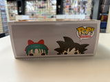 Funko Pop! Bulma & Goku with Flying Nimbus 2 Pack DragonBall RARE HTF