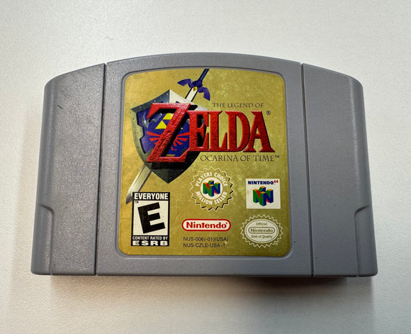 Legend of Zelda Ocarina of Time Nintendo 64 N64 1998 Cartridge Only