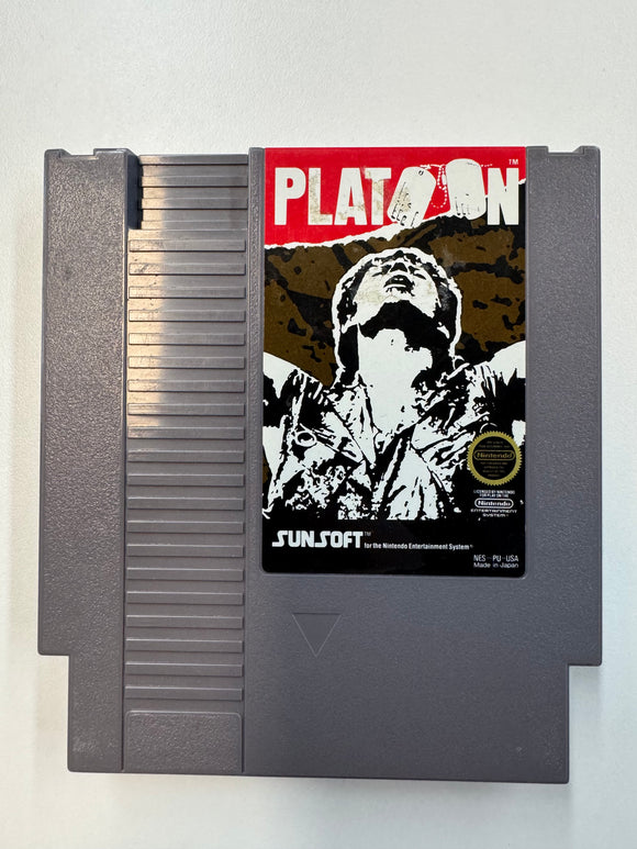 Platoon NES Nintendo 1988 Authentic Cartridge Only