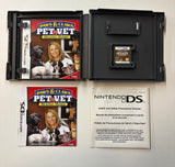 Paws & Claws Pet Vet Healing Hands 2006 Nintendo DS CIB w/ Manual