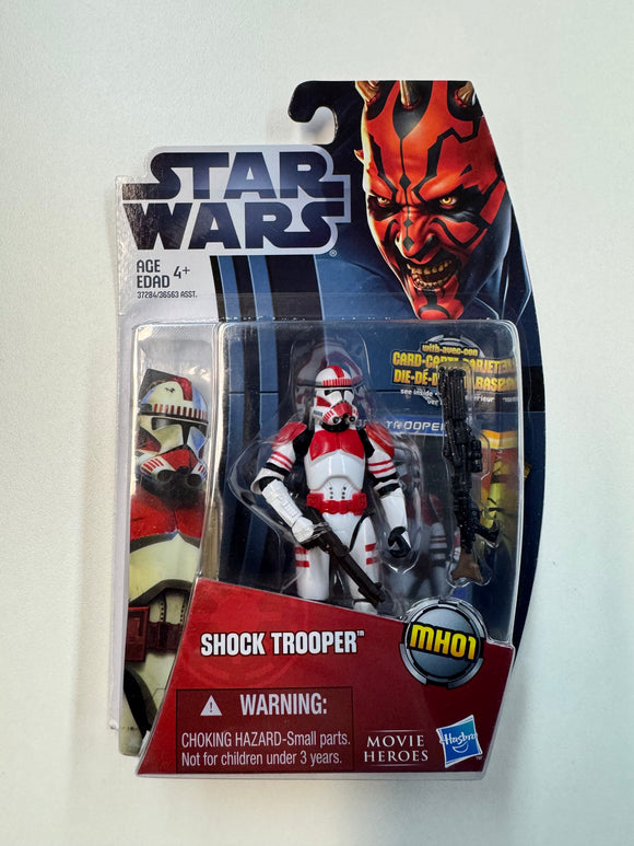Hasbro 2012 Star Wars Movie Heroes Shock Trooper MH01 SEALED