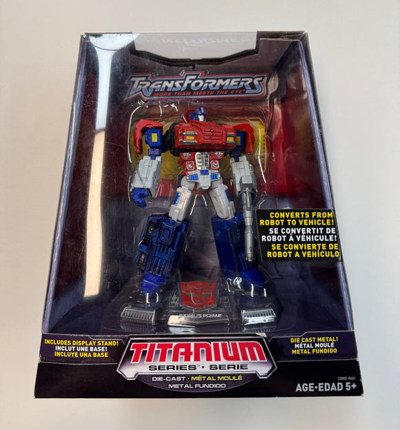 Hasbro 2006 Transformers Titanium Series Optimus Prime Die-Cast SEALED