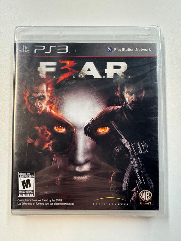 Fear 3 Playstation PS3 2011 Sealed