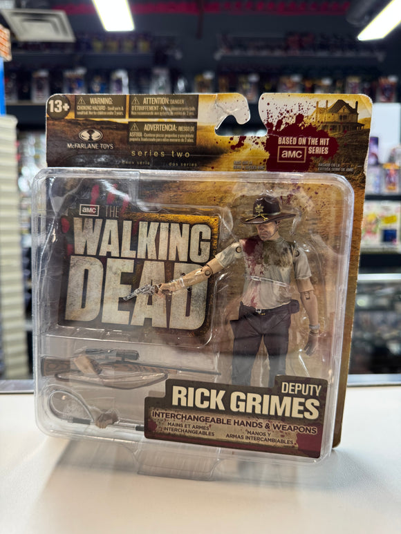McFarlane Toys 2012 The Walking Dead Deputy Rick Grimes S2 SEALED NIP