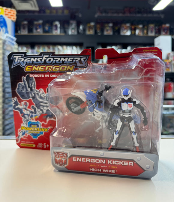 Hasbro 2004 Transformers Energon Kicker w/ HIGH WIRE SEALED NIB
