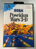 Poseidon Wars 3-D 1988 Sega CIB Complete in Box