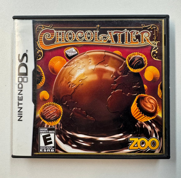 Chocolatier Nintendo DS 2009 Complete in Box CIB