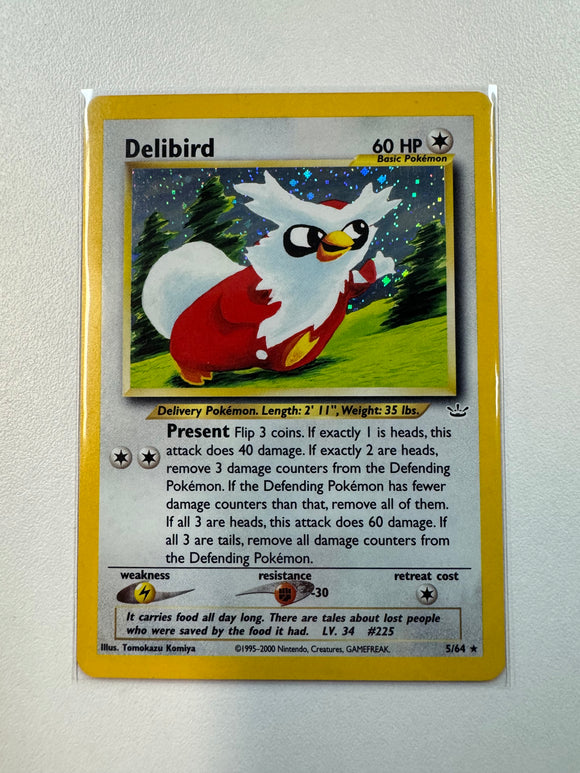 Pokémon TCG Delibird Neo Revelation 2000 Holo 5/64
