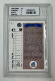 1990 Upper Deck Sammy Sosa #17 Beckett 8 NM-MT