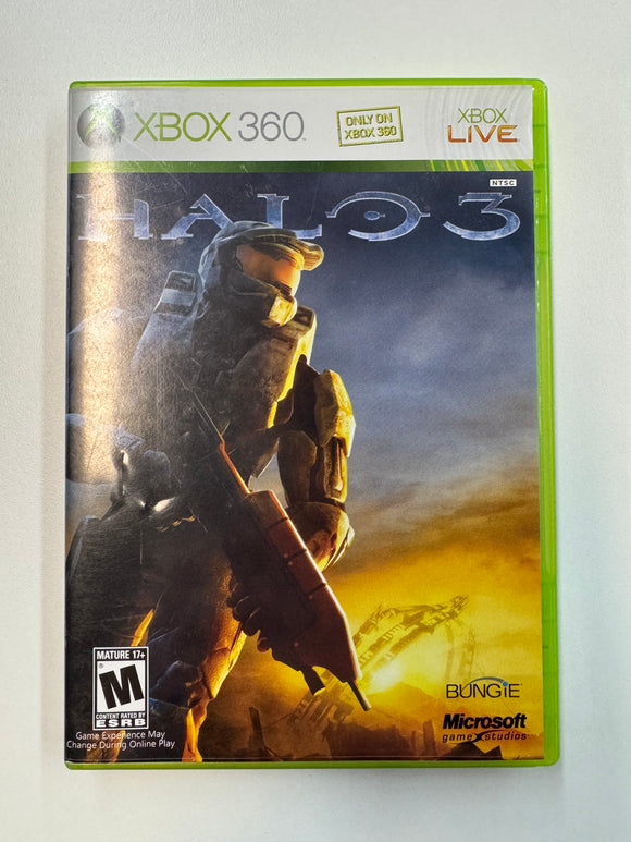 Halo 3 Microsoft XBOX 360 2007 CIB Complete In Box