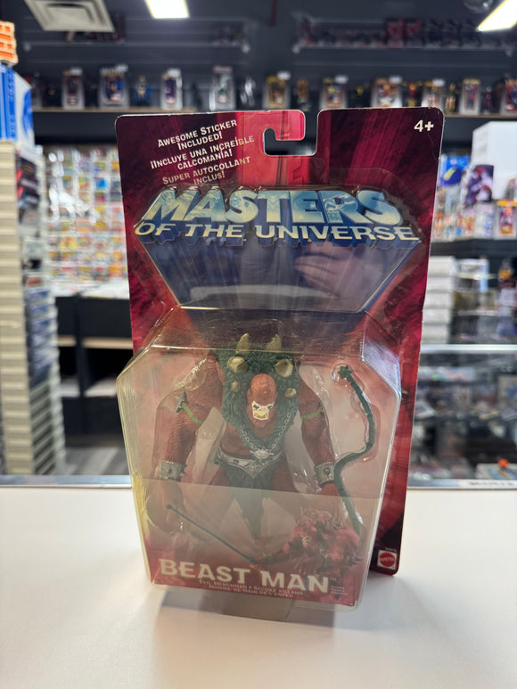 2001 Mattel Masters of the Universe Beast Man Color Variant SEALED NIP