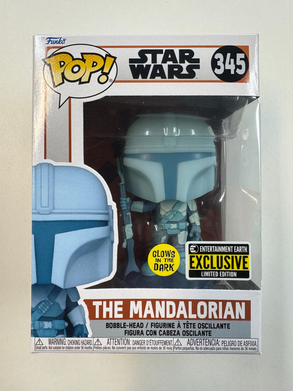 Funko Pop! Star Wars The Mandalorian #345 GITD EE Exclusive!