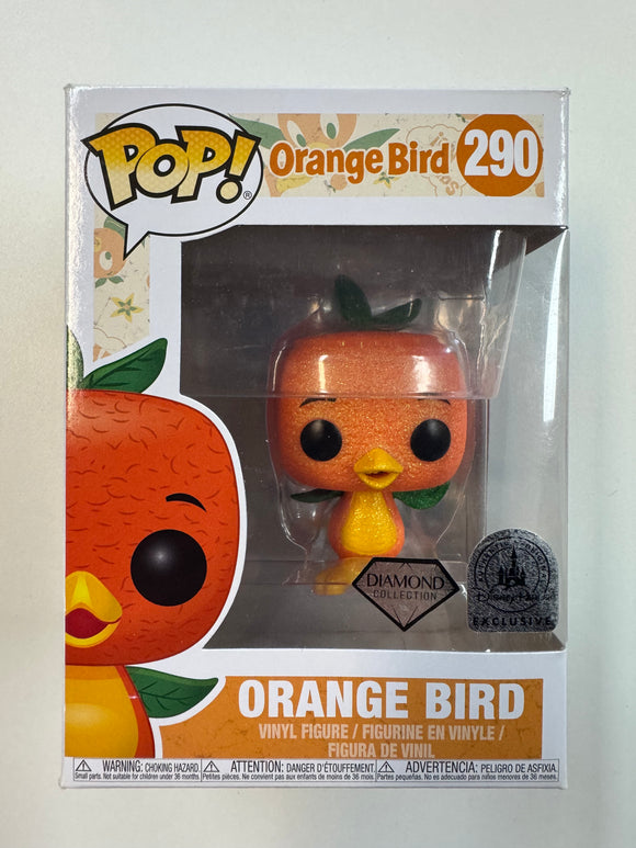Funko Pop! Orange Bird Vinyl Figure #290 Diamond Disney Exclusive