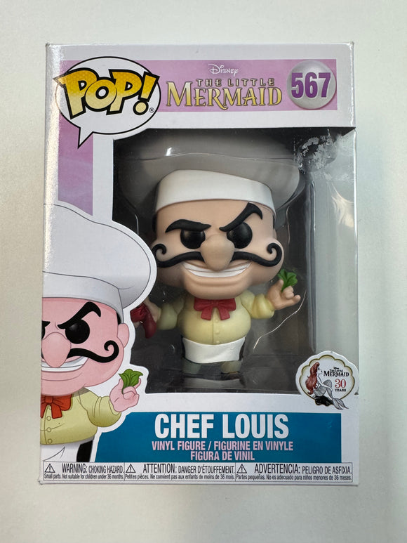 Funko Pop! The Little Mermaid Chef Louis Vinyl Figure #567