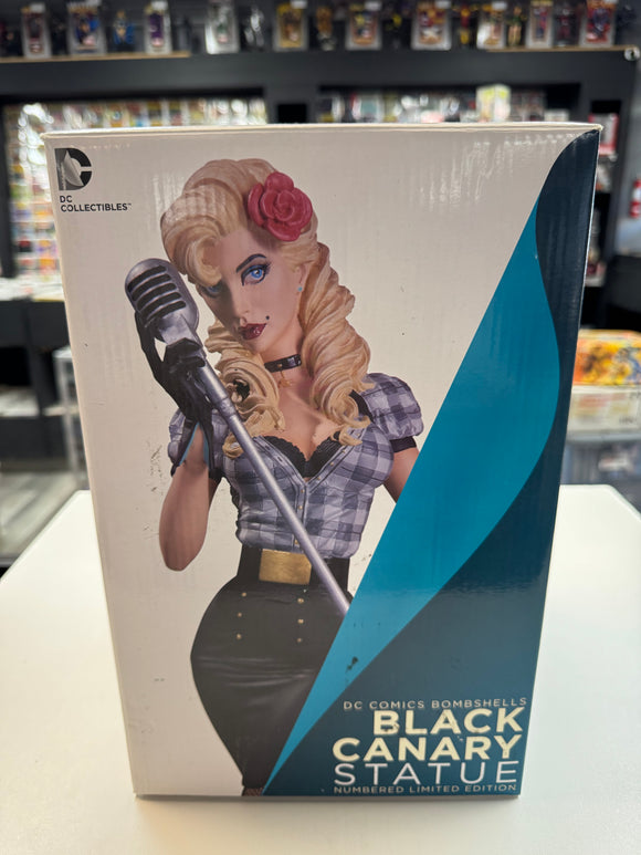 DC Collectibles Bombshells Black Canary Statue Ltd. Edition 2270/5200