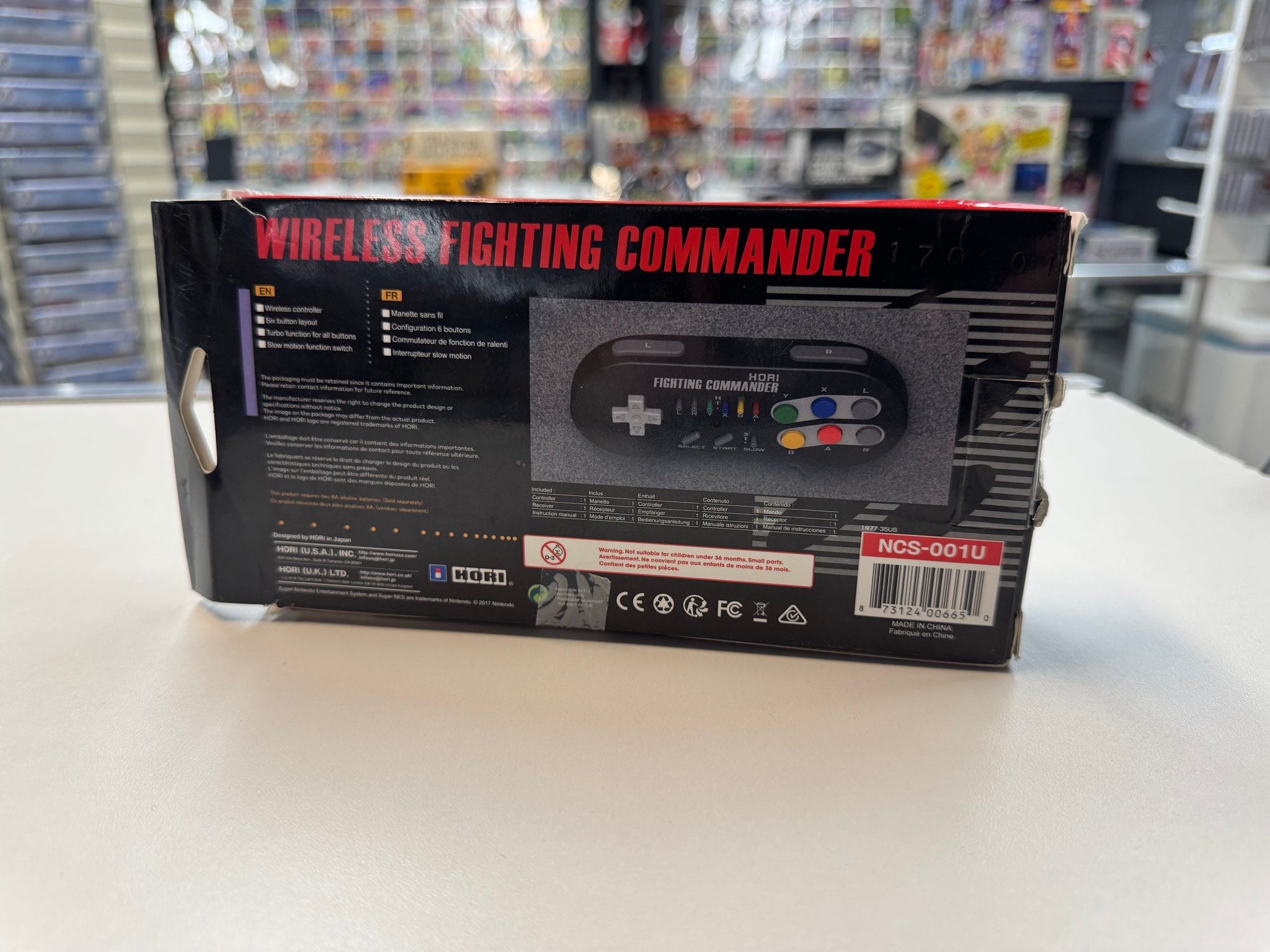 HORI SNES Classic Edition Fighting Commander Controller Wireless NO US ...