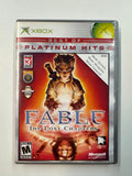 Fable The Lost Chapters Microsoft XBOX CIB Platinum Hits