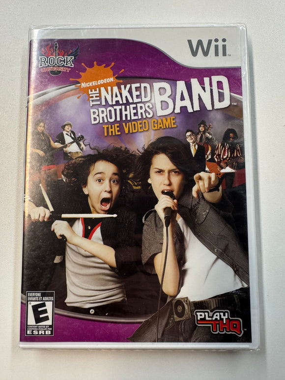 The Naked Brothers Band Video Game 2008 Nintendo Wii Sealed
