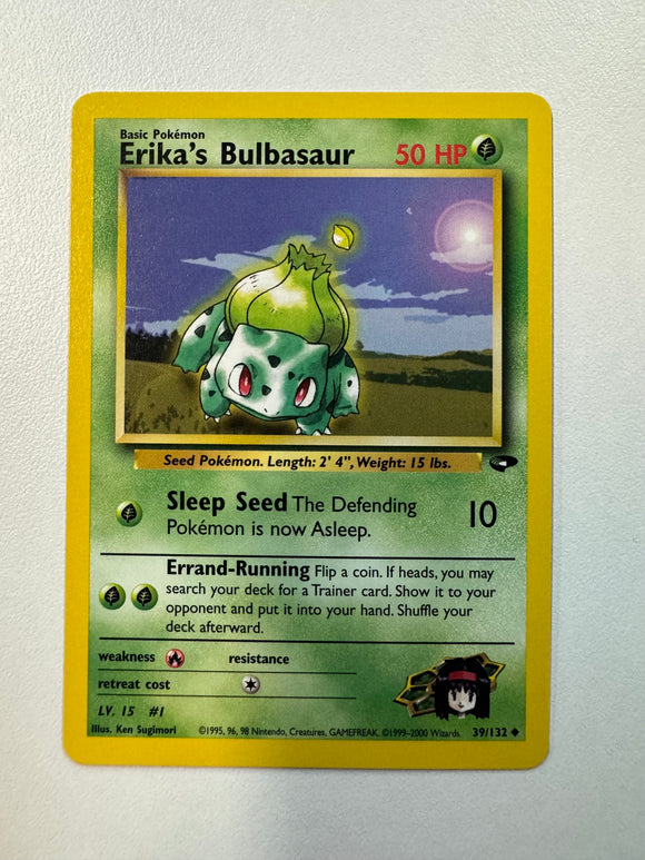 Pokémon TCG Erika's Bulbasaur Gym Challenge Non-Holo 39/132 MINT