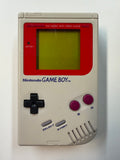 Original 1989 Gameboy Console DMG-01 Grey w/ Red Screen - TESTED