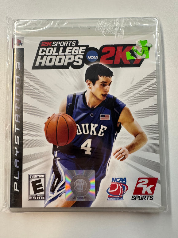 College Hoops NCAA 2K7 Playstation PS3 2006 Sealed