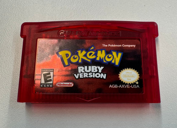Pokemon Ruby Version Gameboy Advance GBA 2003 Rep. Cartridge