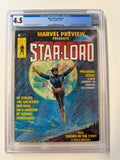 Marvel Preview #4 CGC 4.5 (1976) 1st App. of Star-Lord