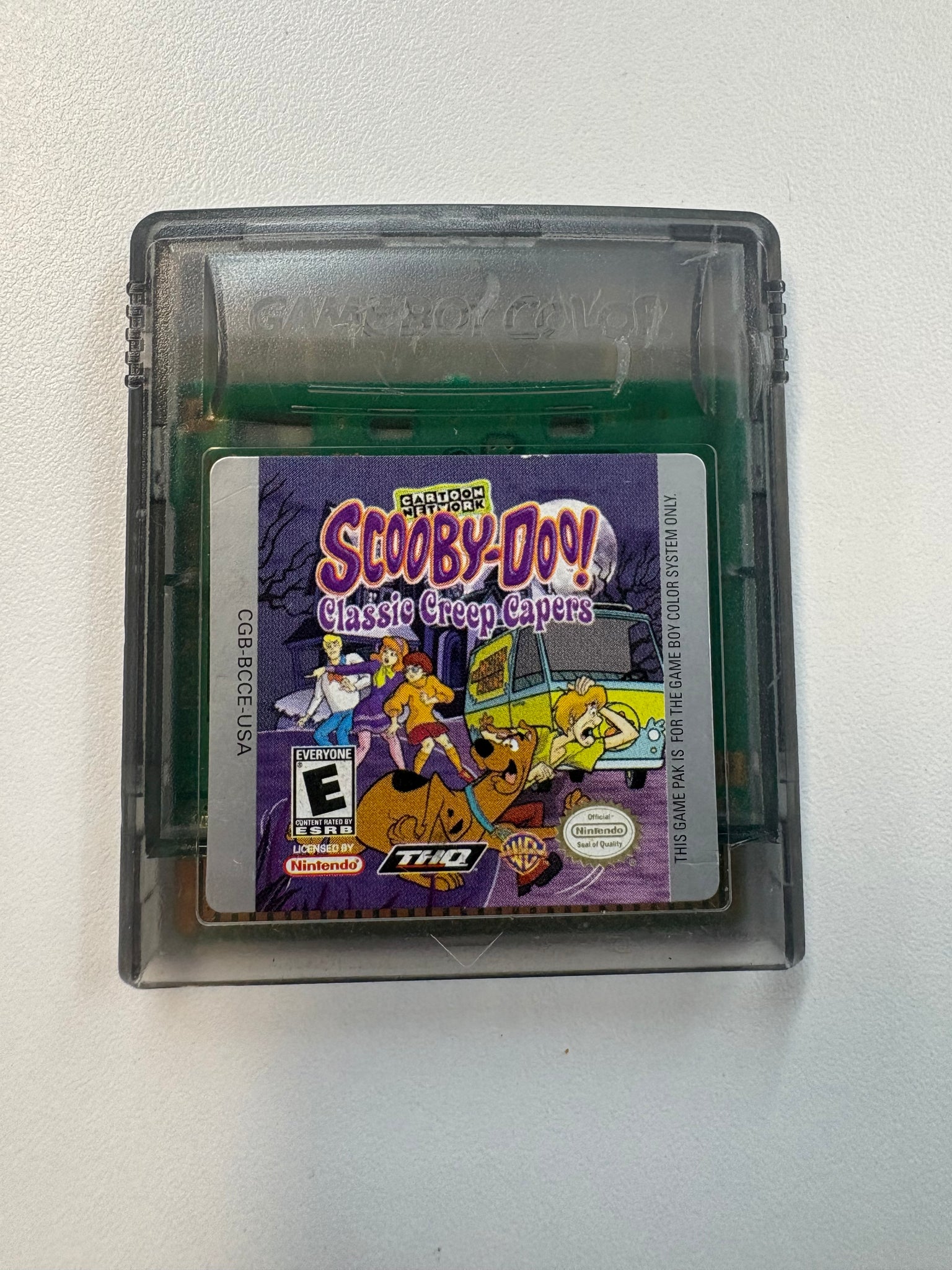 Color Caper Scooby-Doo Classic Creep Capers Nintendo Gameboy Color Authentic Cart ...