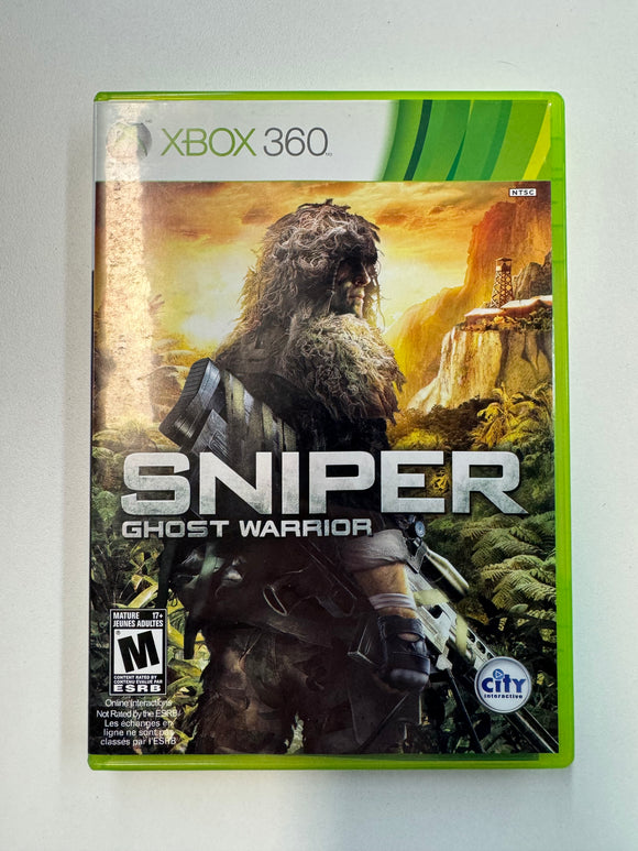 Sniper Ghost Warrior 2010 Microsoft XBOX 360 CIB Complete In Box