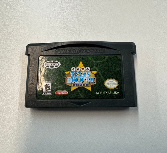 Texas Hold'em Poker Nintendo Gameboy Advance GBA 2004 Authentic