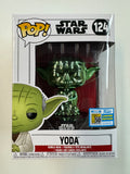 Funko Pop! Star Wars Yoda Bobble-Head #124 SDCC Exclusive Metallic