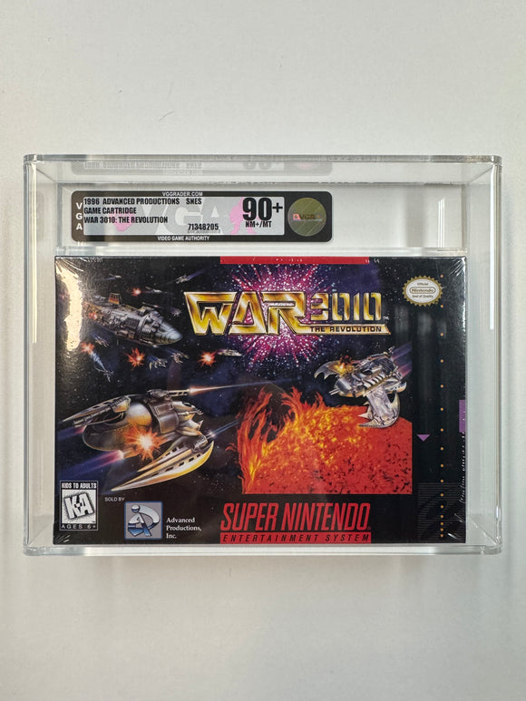 War 3010: The Revolution Nintendo SNES 1996 VGA 90+ SEALED NM+/MT
