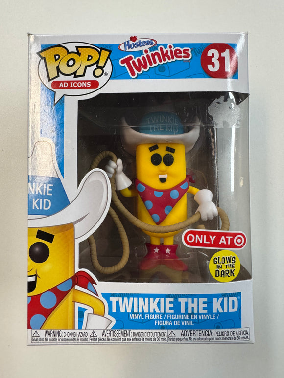Funko Pop! Ad Icons Twinkie the Kid #31 GITD Target Exclusive