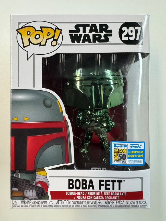 Funko Pop! Star Wars Boba Fett #297 SDCC Exclusive Metallic